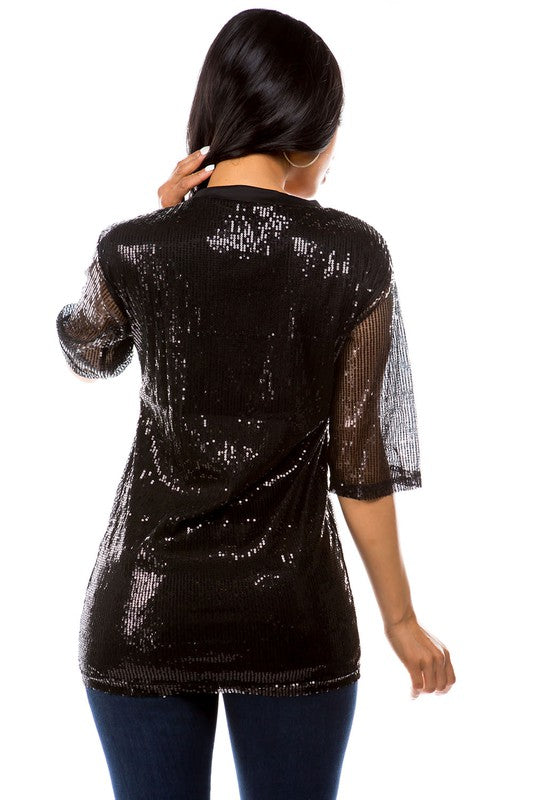 SEQUIN T-SHIRT