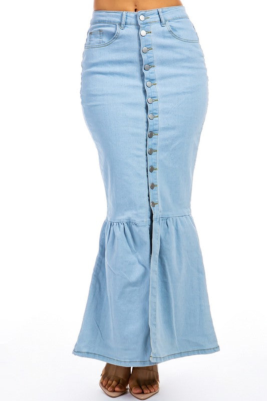 DENIM MAXI