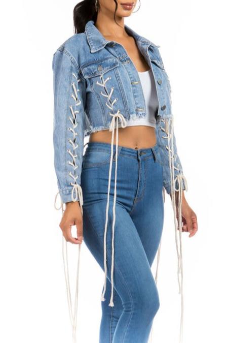 TIE UP DENIM