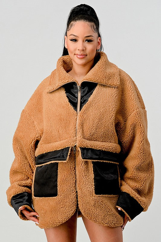 OVERSIZED SHERPA