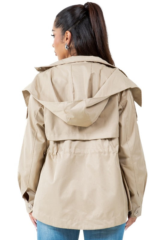 SHORT TRENCH COAT