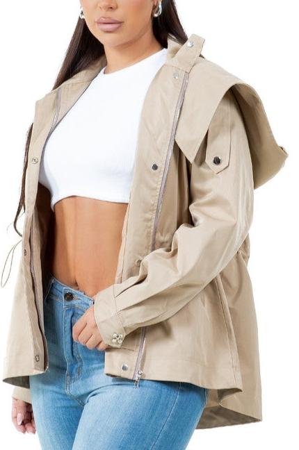 SHORT TRENCH COAT