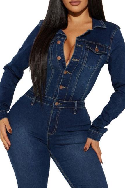 DENIM JUMPSUIT